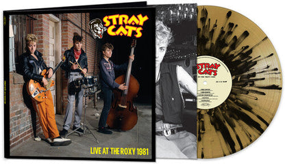 Stray Cats - Live At The Roxy 1981 - Gold/black Splatter Vinyl Record