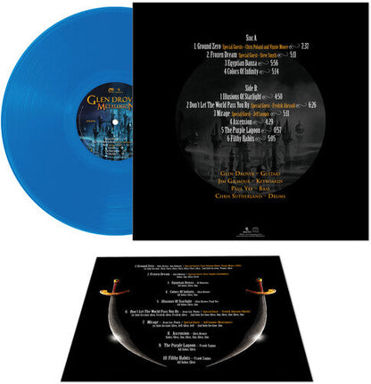 Glen Dover - Metalusion - Blue Vinyl Record