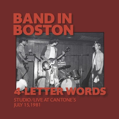 4-Letter Words - Band In Boston Vinyl Record