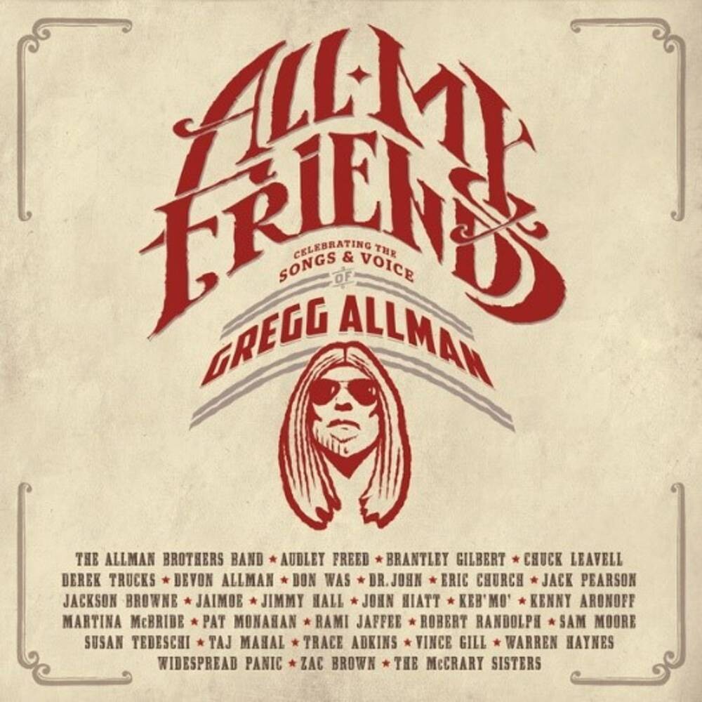 Various Artists - All My Friends: Celebrating The Songs & Voice Of Gregg Allman [Indie Exclusive Limited Edition Gold LP Box Set+Back Stage Pass] Vinyl Record