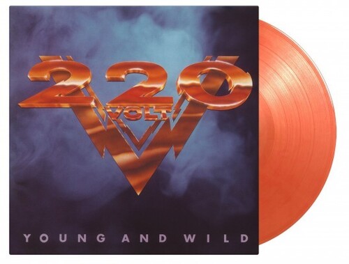 220 Volts - Young & Wild [Limited 180-Gram Crystal Clear, Gold & Red Marble] Vinyl Record