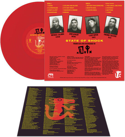 D.I. - State Of Shock - Red Vinyl Record