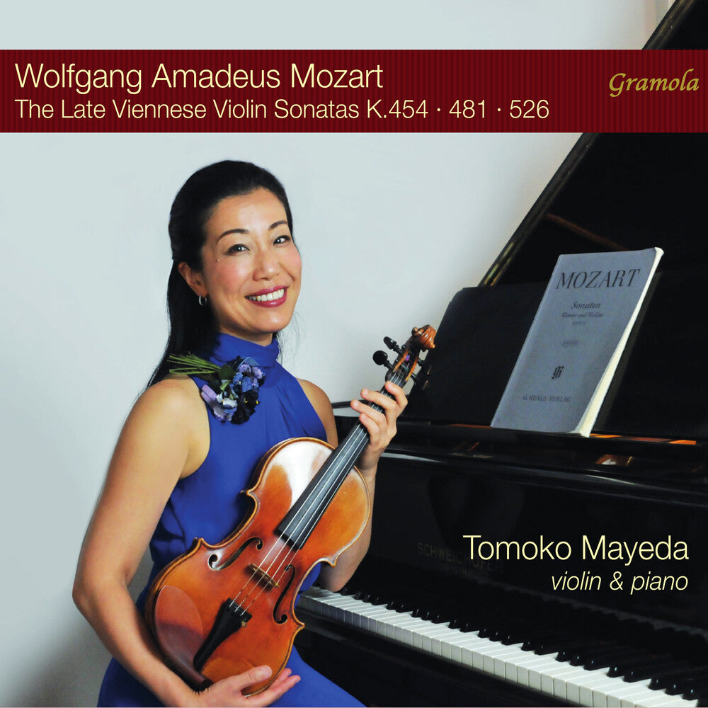 the album cover for Mozart / Mayeda - Late Viennese Violin Sonatas