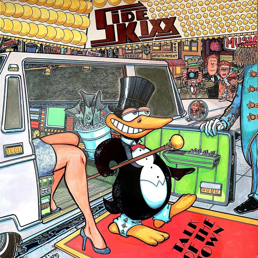 the album cover for Side Kixx - Talk Of The Town (Uk)