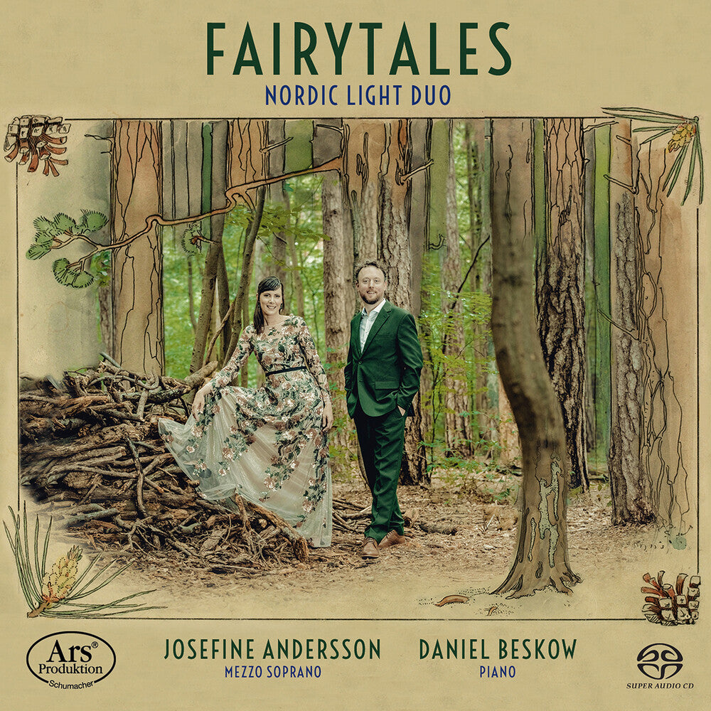 the album cover for Alfven / Nordic Light Duo / Beskow - Fairytales Sagolikt (Hybr)