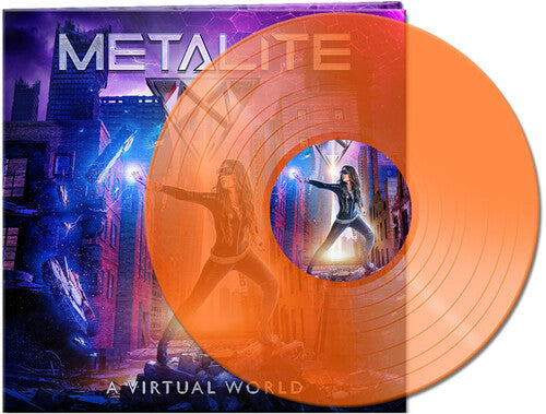 Metalite - A Virtual World - Clear Orange Vinyl Record
