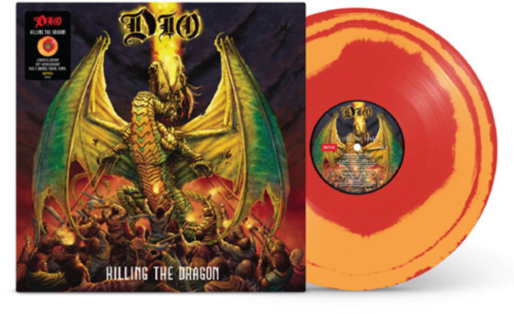 Dio - Killing The Dragon [Limited Edition Red & Orange Swirl LP] Vinyl Record