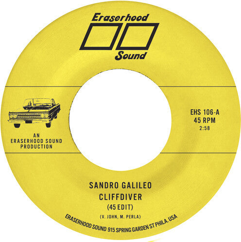 Sandro Galileo - Cliffdiver / Smoke & Mirrors Vinyl Record