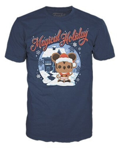 Funko Boxed Tee: - Disney Holiday- Santa Mickey- L - Collectibles