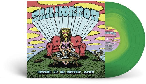 Sam Morrow - Gettin' By On Gettin' Down - Green In Yellow Vinyl Record