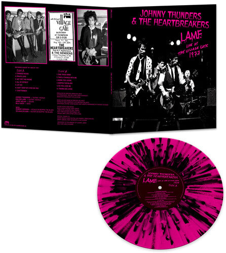 Johnny Thunders & Heartbreakers - L.A.M.F.  Live At The Village Gate 1977 [Pink/Black Splatter] Vinyl Record