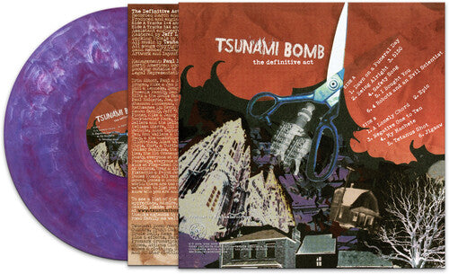 Tsunami Bomb - The Definitive Act - Purple Marble Vinyl Record