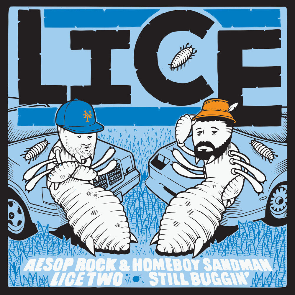 the album cover for Lice (Aesop Rock & Homeboy Sandman) - Lice Two: Still Buggin EP [Vinyl]