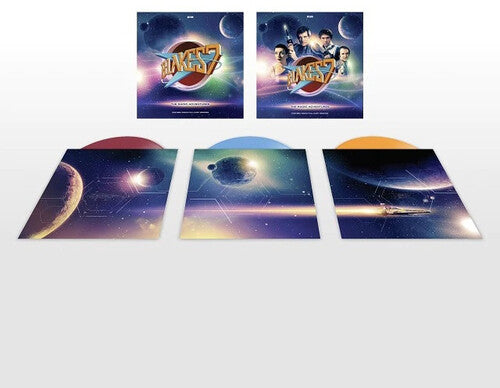 Blakes 7 - Radio Adventures - 3LP's Pressed on 140-Gram Red, Blue & Orange Colored Vinyl Vinyl Record