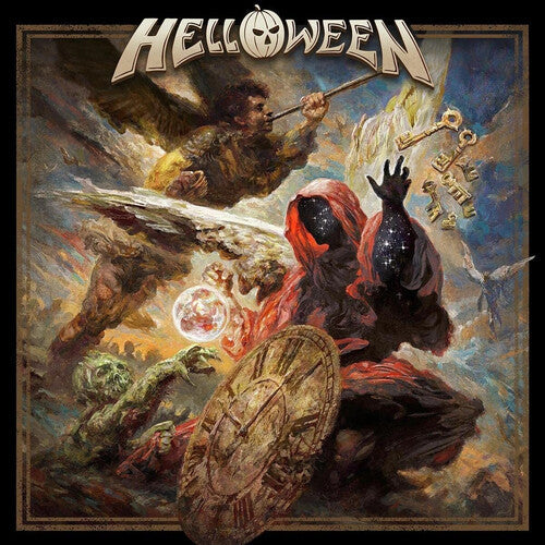 Helloween - Helloween - Transparent with Red & Blue Splatter Colored Vinyl Vinyl Record