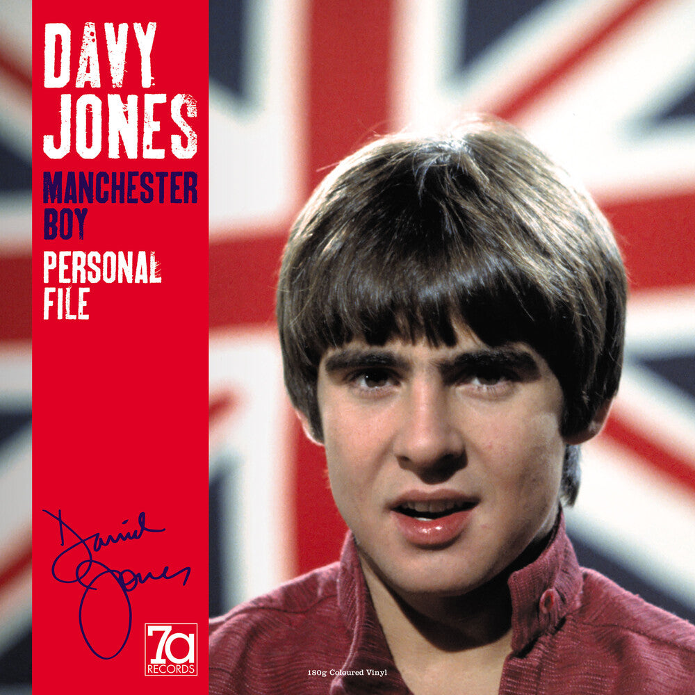Davy Jones - Manchester Boy: Personal File - 180gm Black & White Splatter Vinyl [LP] Vinyl Record