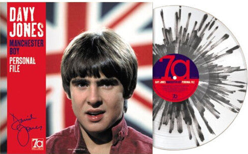 Davy Jones - Manchester Boy: Personal File - 180gm Black & White Splatter Vinyl Record