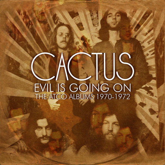 the album cover for Cactus - Evil Is Going On: Complete Atco Recordings 70-72
