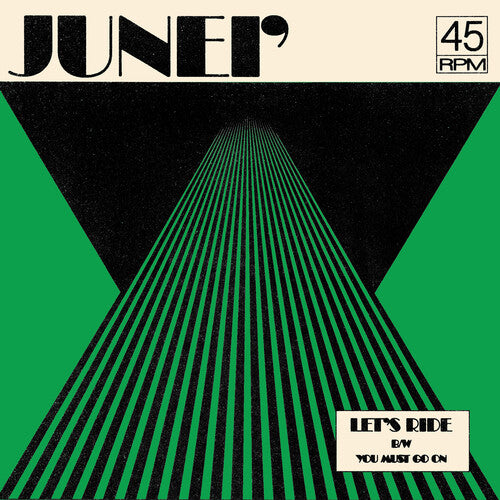 Junei' - Let's Ride B/w You Must Go On - Clear Green - Vinyl Record