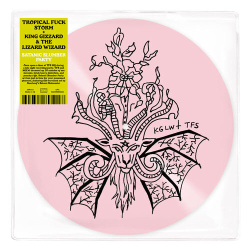 Tropical Fuck Storm & King Gizzard - Satanic Slumber Party [Pink Silkscreened] Vinyl Record
