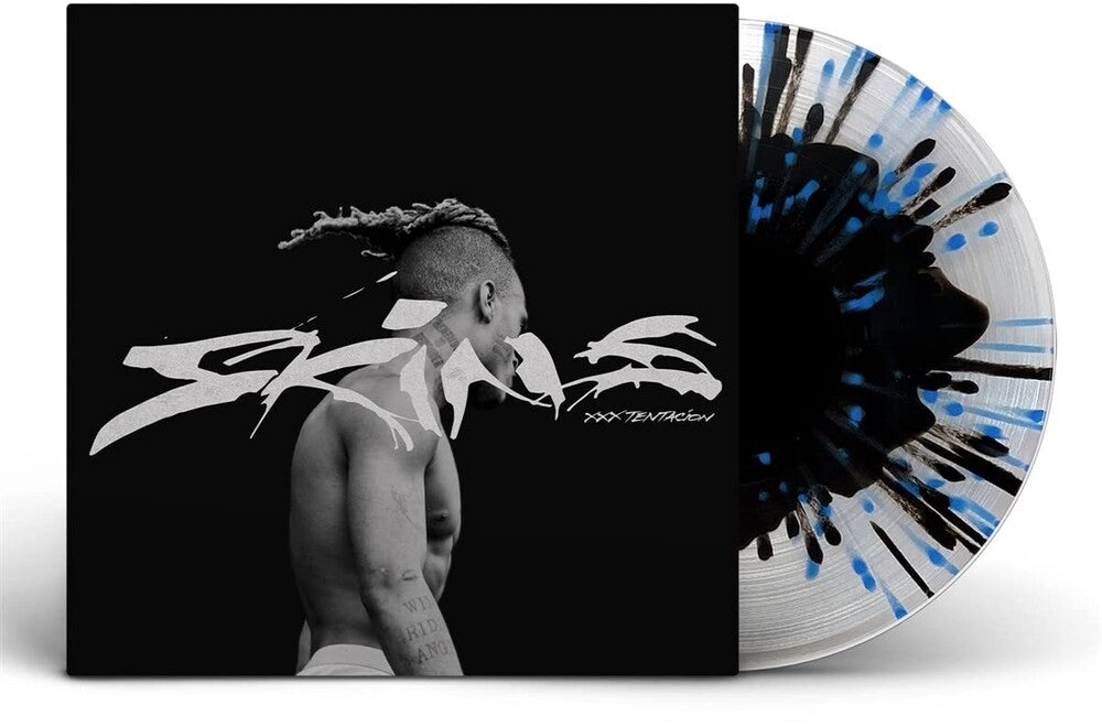 XXXTentacion - Skins - Color In Color W/Splatter (Blk) (Blue) [LP] Vinyl Record