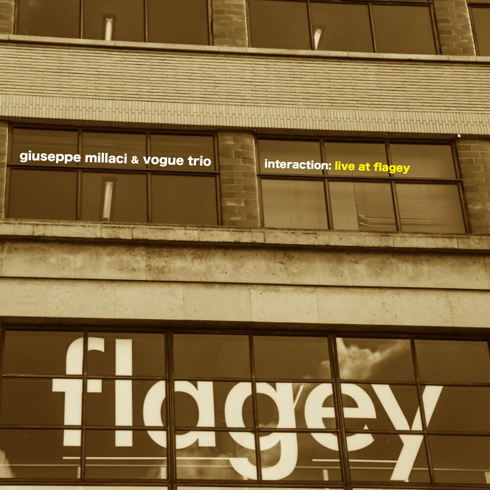 the album cover for Giuseppe Millaci - Interaction: Live At Flagey [Digipak]