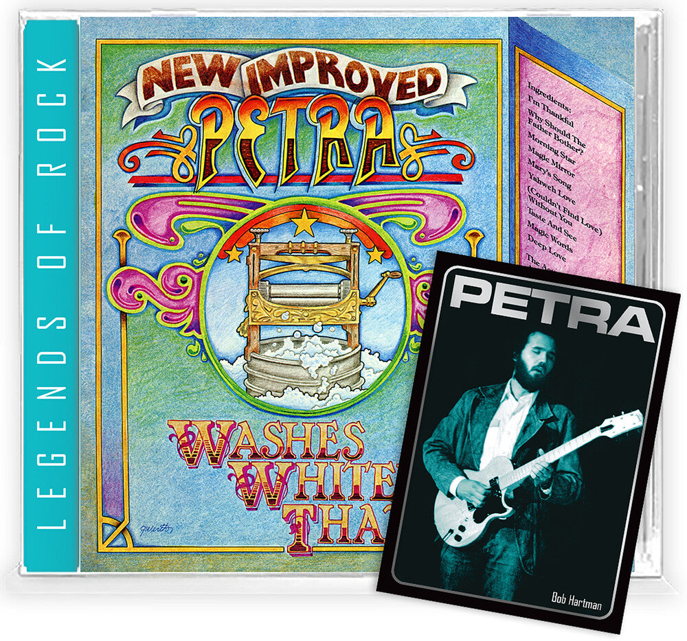 the album cover for Petra - Washes Whiter Than