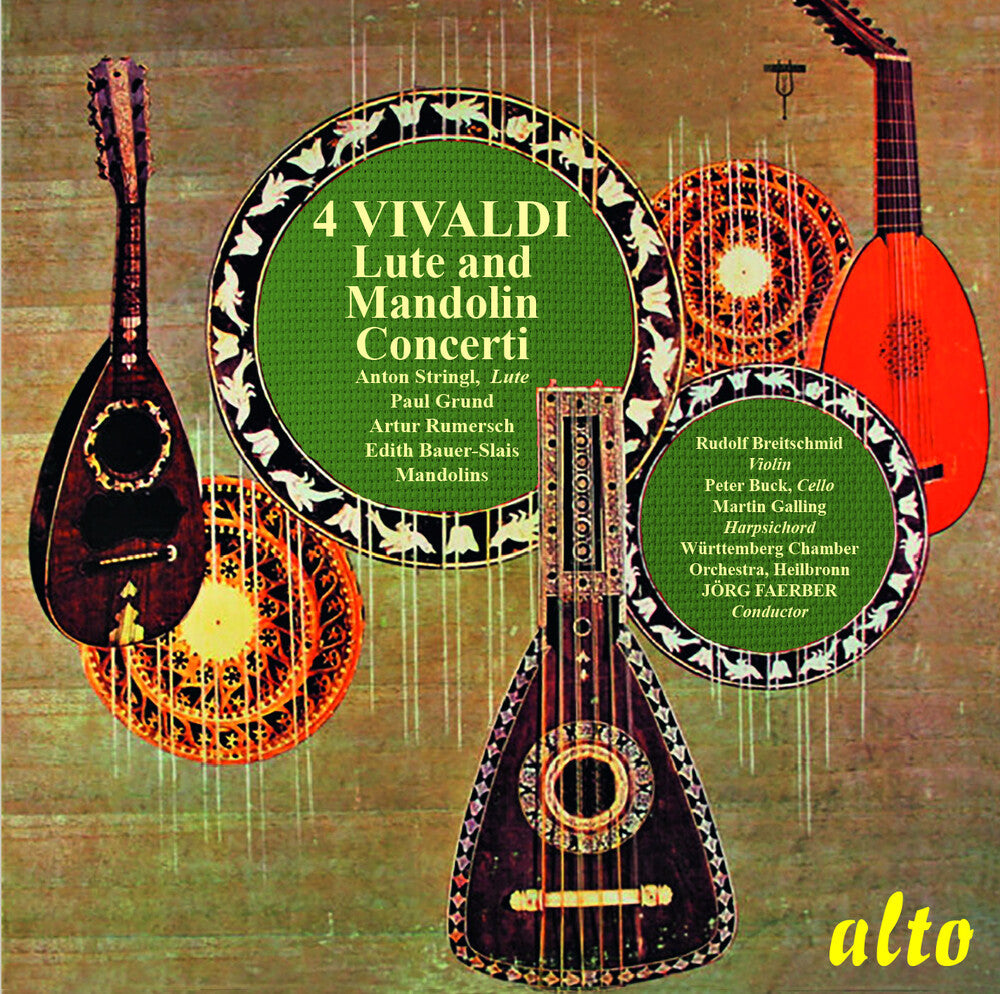 Vivaldi Etc Lute & Mandolin Concertos Music CD