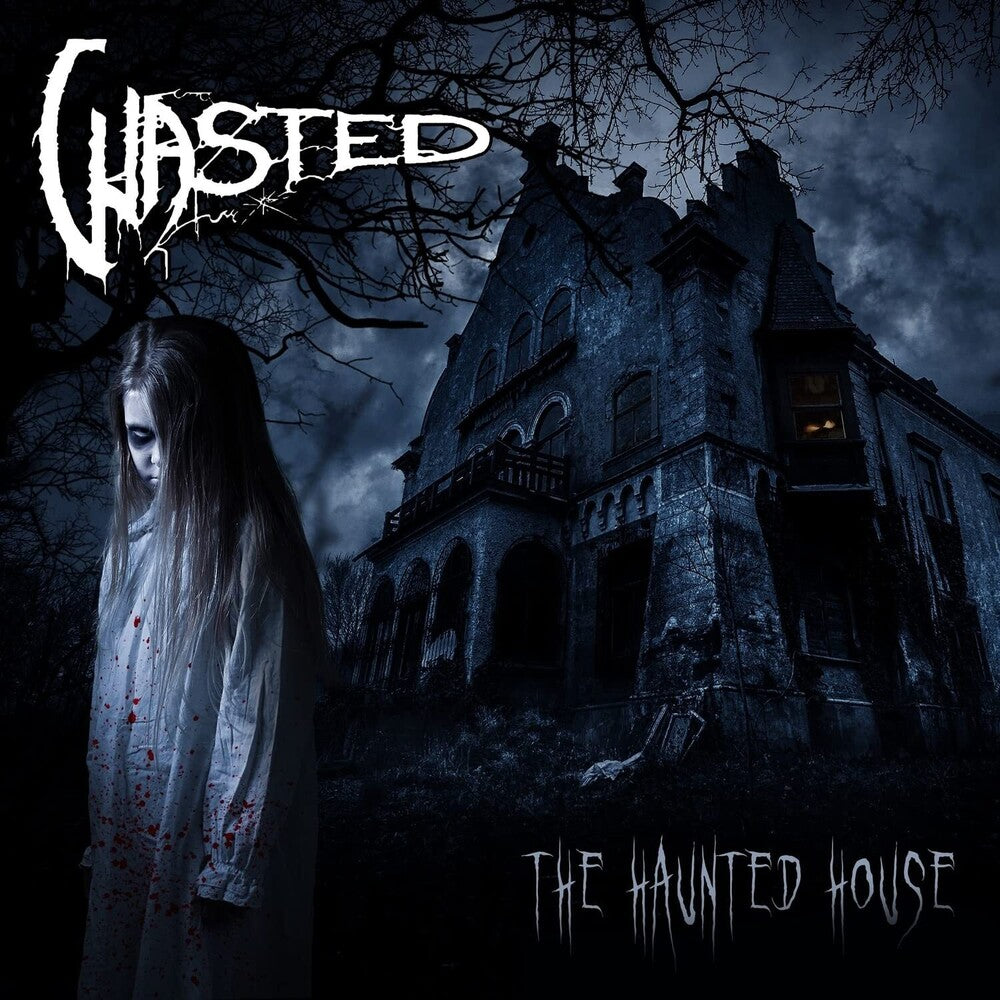 WASTED - Haunted House - Red/White Splatter [Colored Vinyl] (Red) Vinyl Record
