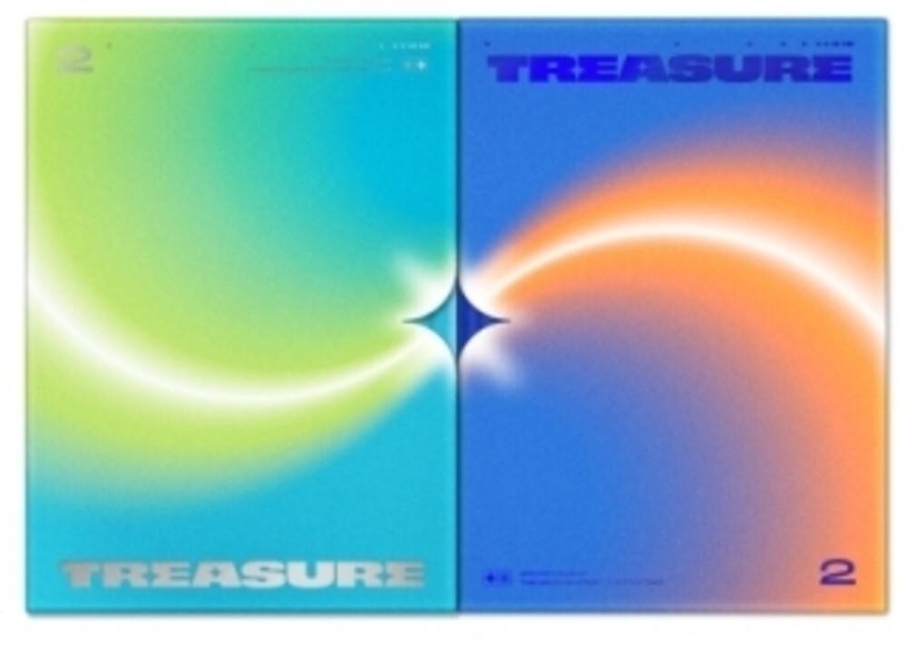 the album cover for Treasure - The Second Step: Chapter Two - 150pg Photobook Version - incl. Photocard, 2 Selfie Photocards, Postcard + Sticker