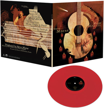 Steve Morse - Major Impacts - Red Vinyl Record