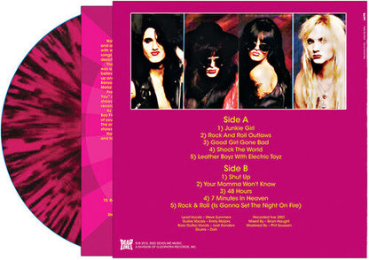 Pretty Boy Floyd - Live On The Sunset Strip [Pink & Black Splatter] Vinyl Record