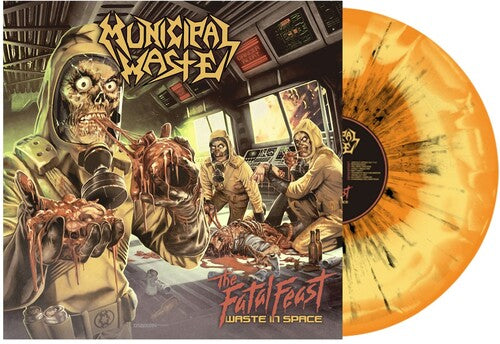 Municipal Waste - The Fatal Feast [Orange & Yellow Splatter] Vinyl Record