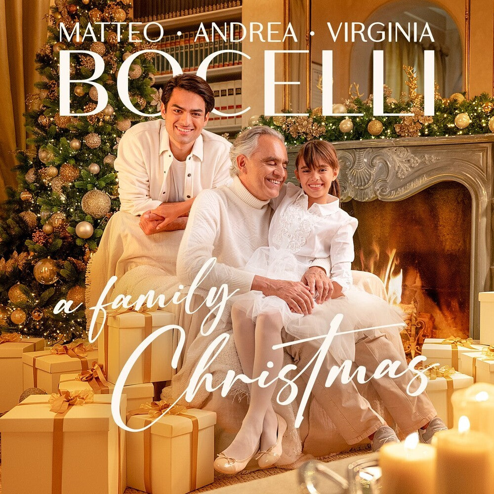 Andrea Bocelli/Matteo Bocelli/Virgina Bocelli - A Family Christmas [LP] Vinyl Record