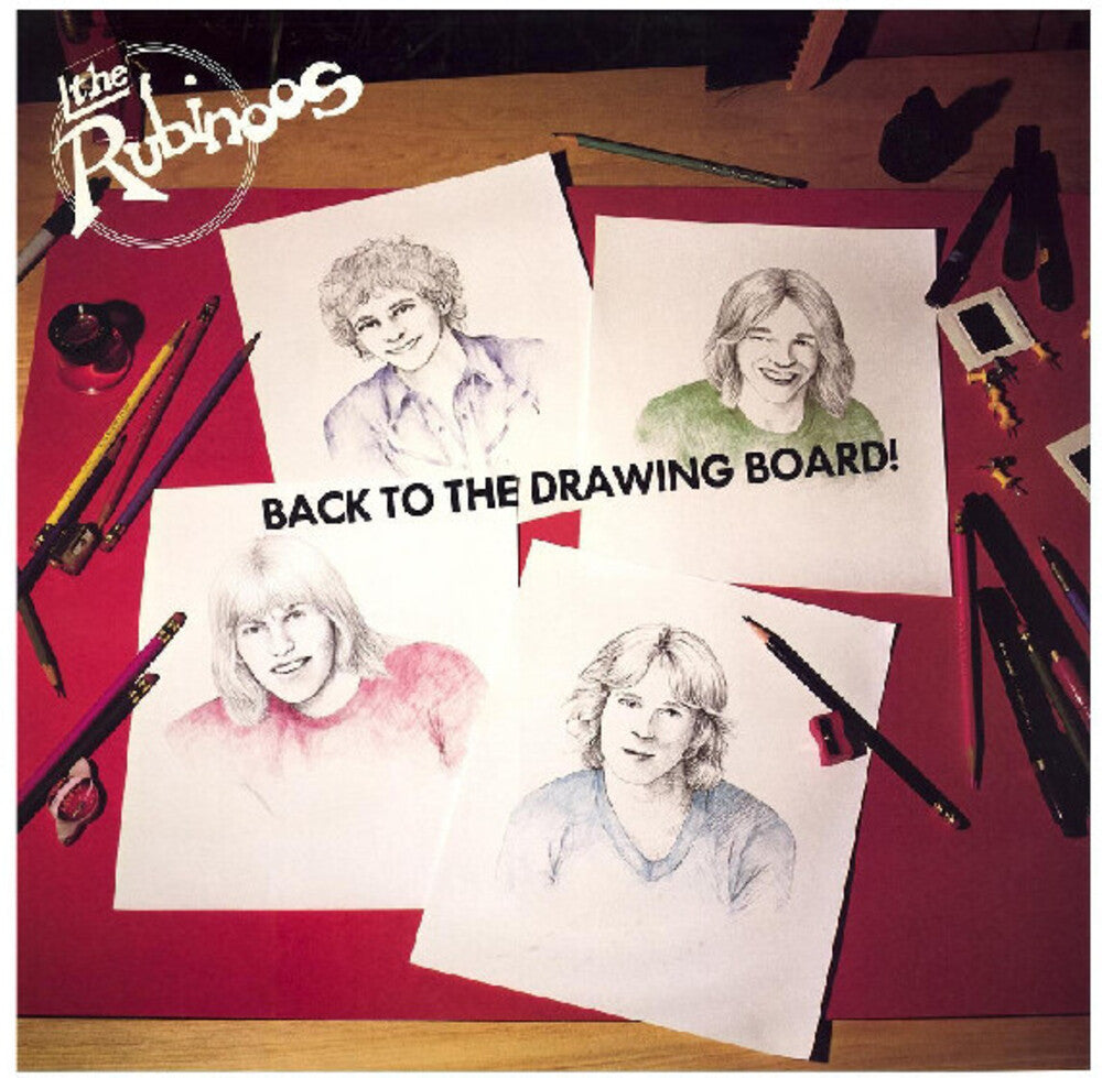 the album cover for The Rubinoos - Back To The Drawing Board [RSD Black Friday 2022]