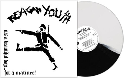 Reagan Youth - IT'S A BEAUTIFUL DAY...FOR A MATINEE! - BLACK AND WHITE SPLIT COLOR Vinyl Record