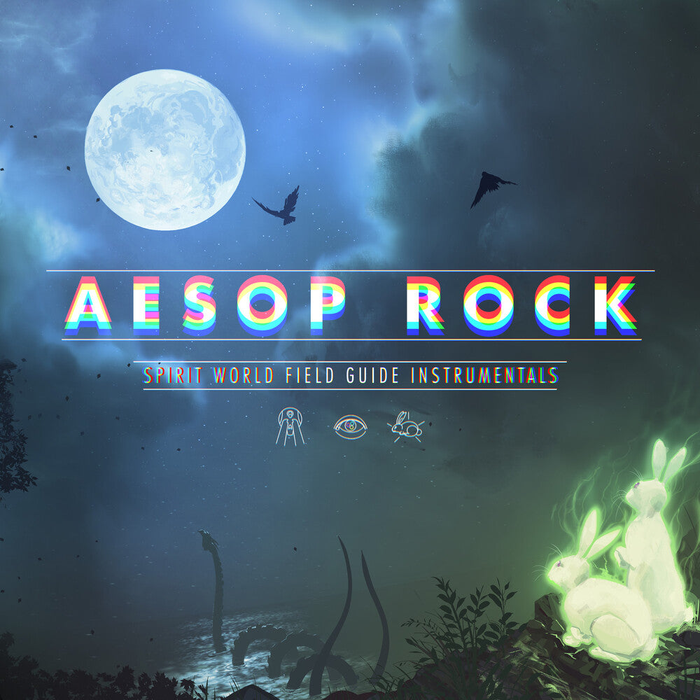the album cover for Aesop Rock - Spirit World Field Guide (Instrumental Version) [Portal Green & Blue 2LP]
