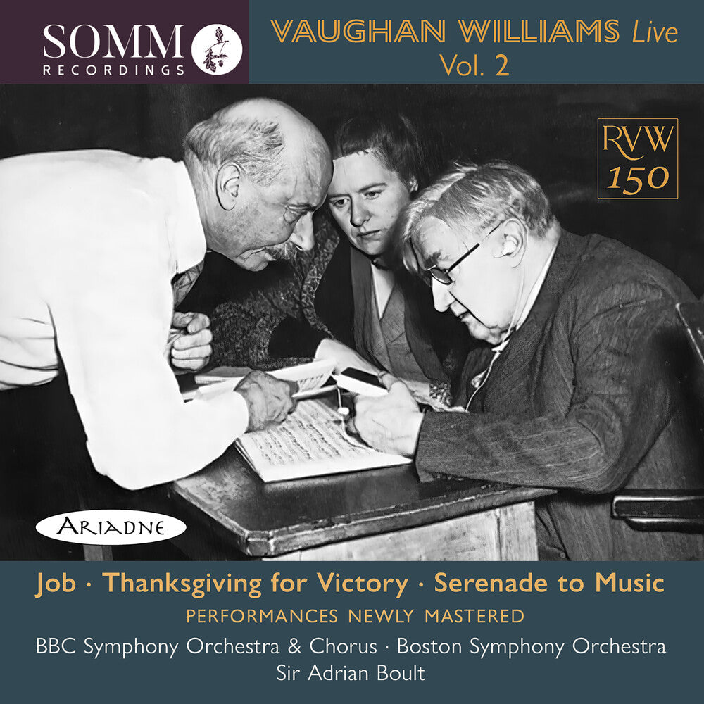 Vaughan Williams Live, Vol. 2 Music CD