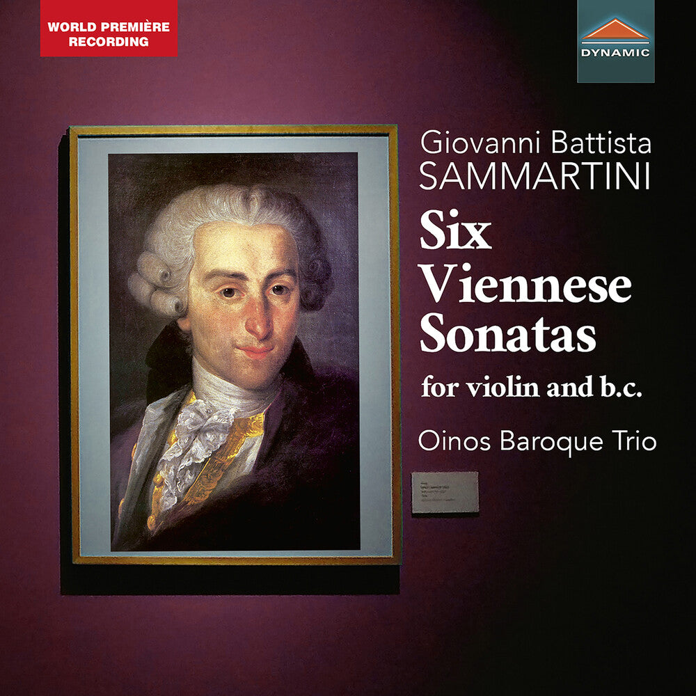 the album cover for Sammartini / Simonetta Heger  / Gerra,Stefania - Six Viennese Sonatas For Violin & Basso Continuo