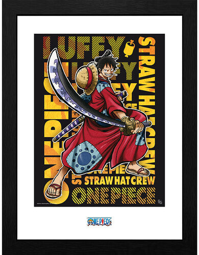 Poster - Framed - One Piece - Luffy In Wano Artwork Framed Print - Special Products