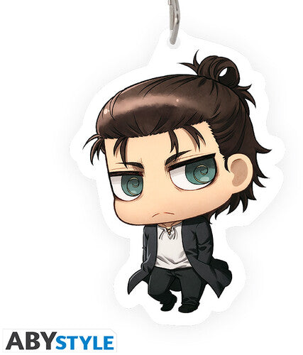 Keychain - Acrylic - Attack On Titan - Eren Chibi Acrylic Keychain - Collectibles