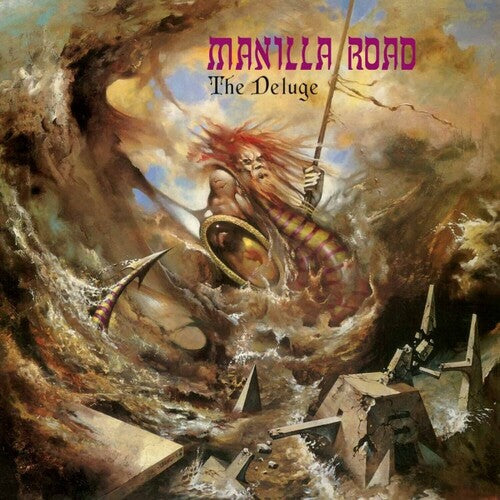 Manilla Road - Deluge - Orange/blue Vinyl Record