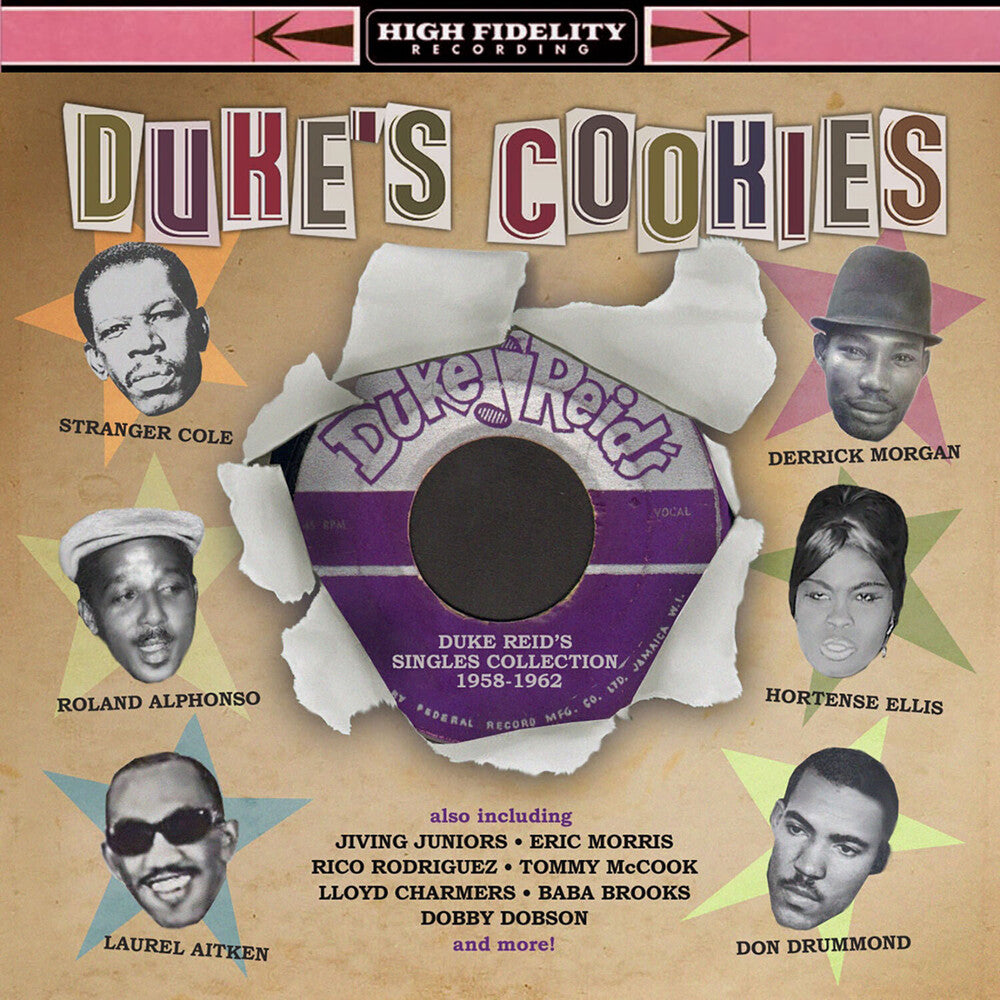 the album cover for Duke's Cookies: Duke Reid's Mento Shuffle Blues & - Duke's Cookies: Duke Reid's Mento Shuffle Blues &