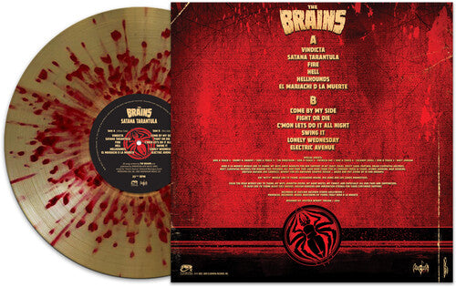 The Brains - Satana Tarantula - Gold/red Splatter Vinyl Record