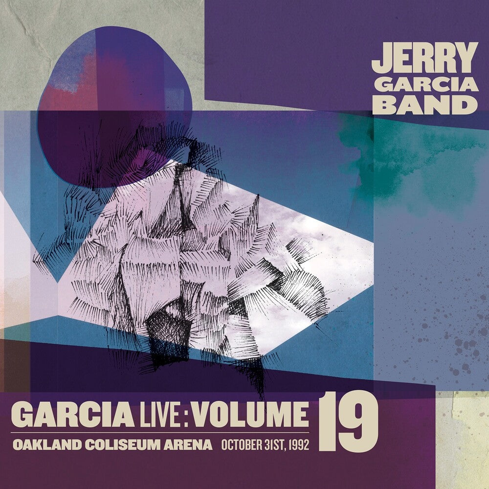 the album cover for Jerry Garcia Band - GarciaLive Volume 19: October 31st, 1992 Oakland Coliseum Arena [2CD]