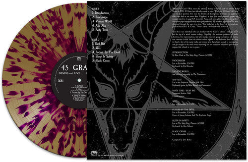 45 Grave - A Devil's Possessions - Demos & Live 1980-1983 [Gold/Purple Splatter] Vinyl Record