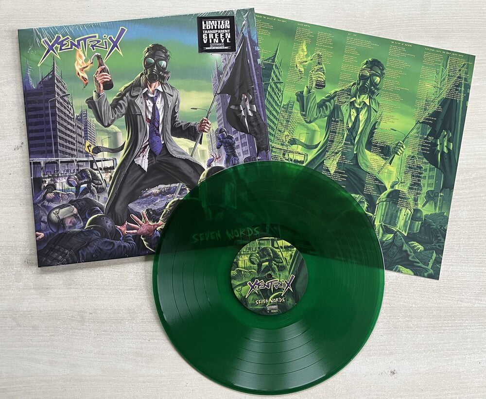 Xentrix - Seven Words - Transparent Green [Colored Vinyl] (Grn) [Limited Edition] Vinyl Record