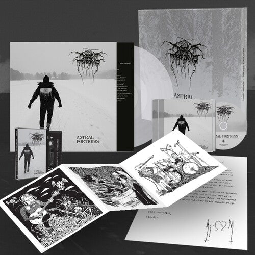 Darkthrone - Astral Fortress - Peaceville Store Exclusive Deluxe Edition, 140gm Clear Vinyl/CD/Cassette/A4 Letter/Art Prints Vinyl Record