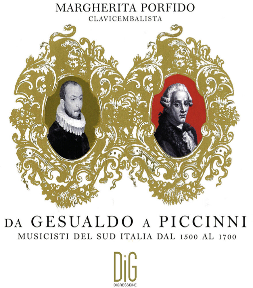 the album cover for Piccinni / Rodio / Salvatore / Margherita Porfido - Musicisti De Sud Italia Dal 1500 Al 1700