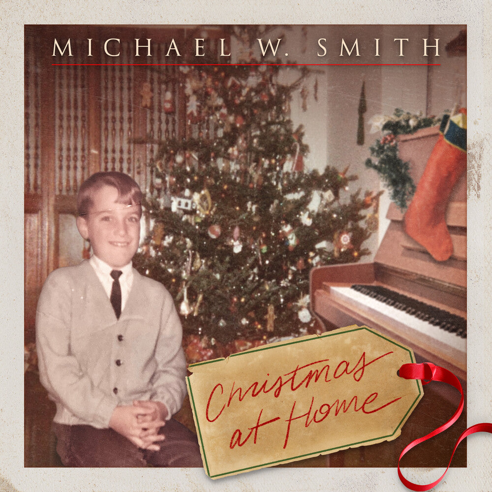 the album cover for Michael Smith W - Christmas at Home
